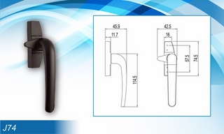 Khóa cửa bật J74