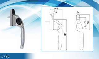 Khóa cửa bật đa điểm L735