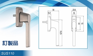 Khóa cửa bật đa điểm SUS110